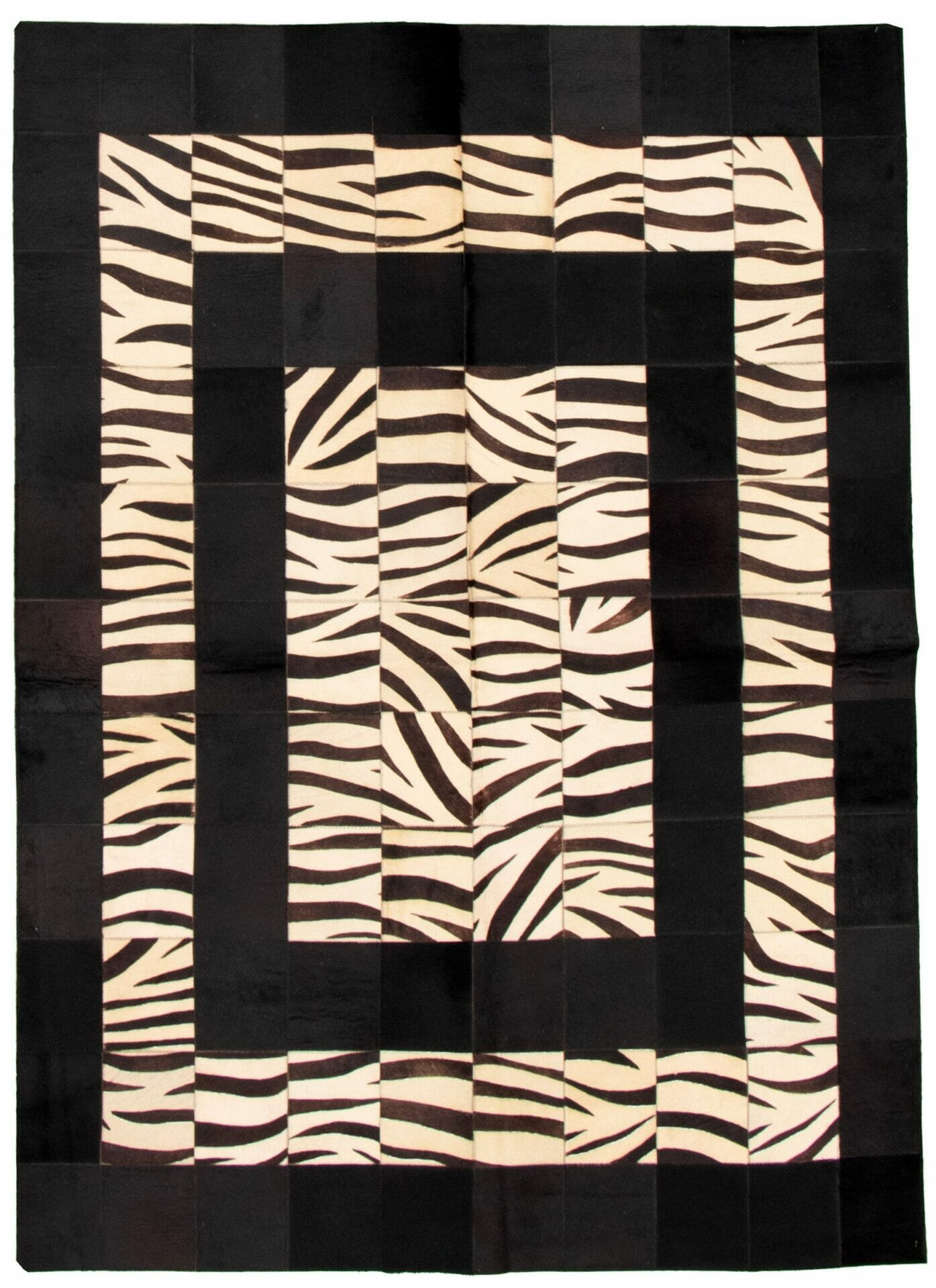 Frederick koeienhuid rug beige