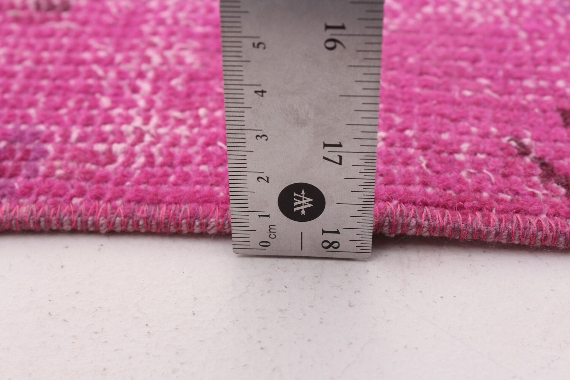 Grace plain rug pink