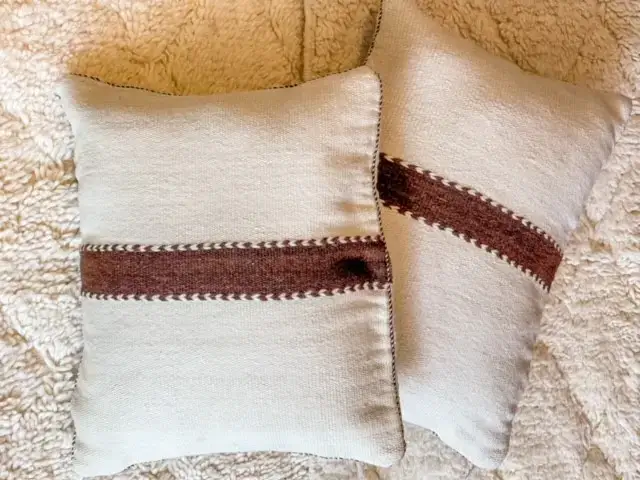 Naima Berber cushion white