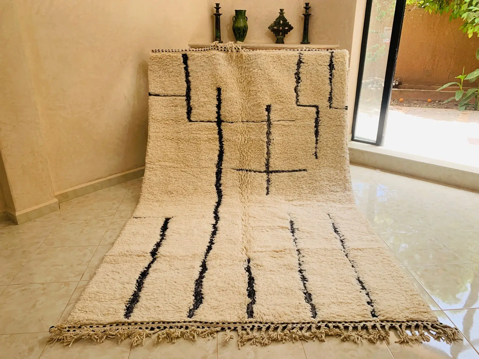 Fleur Beni Ouarain rug beige