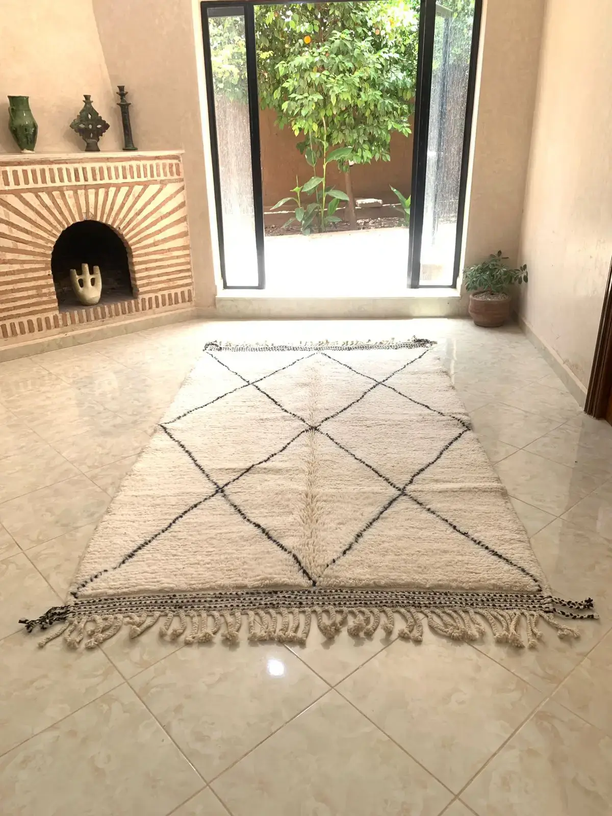 Charlie Beni Ouarain rug beige