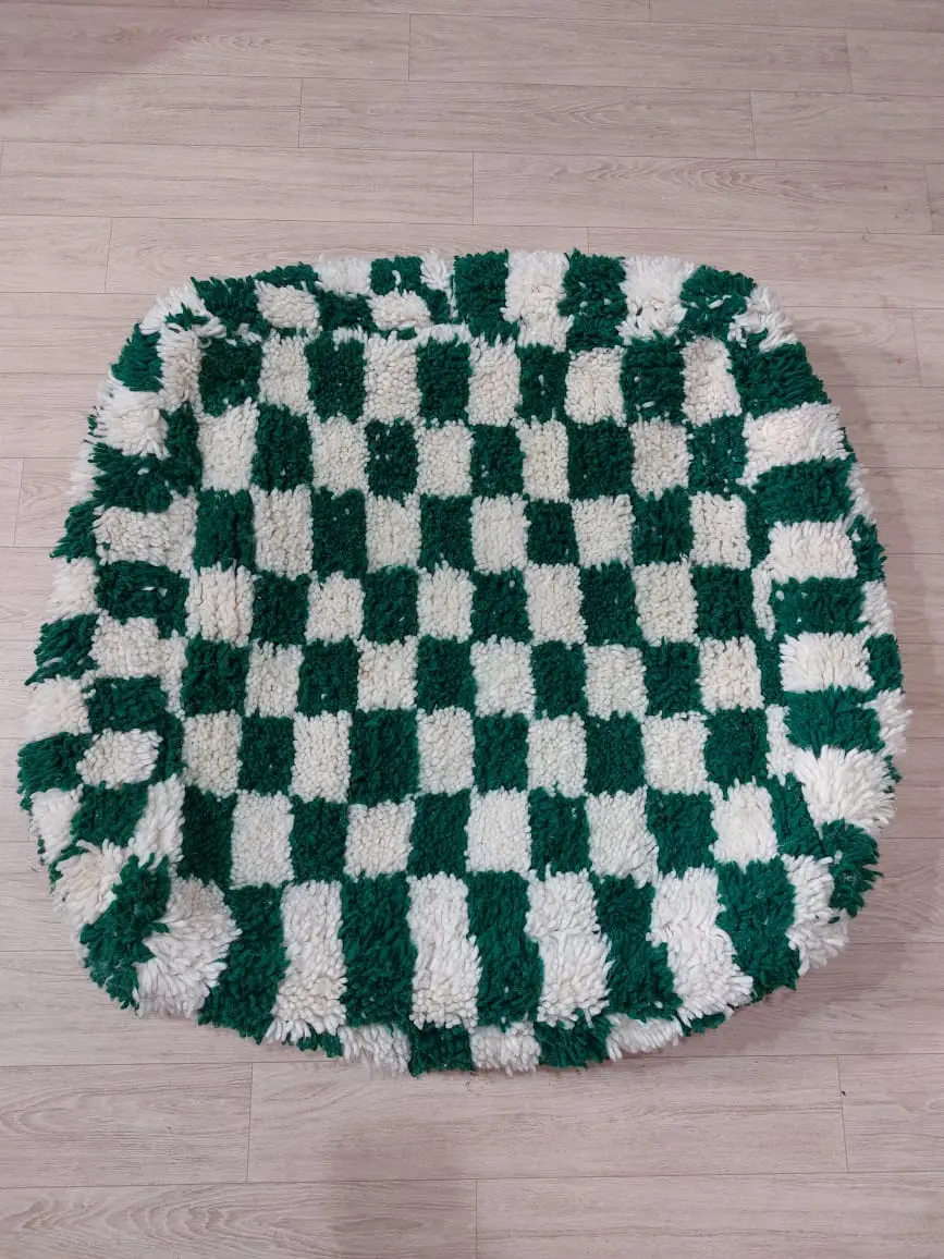 Anass Beni Ouarain pouf white