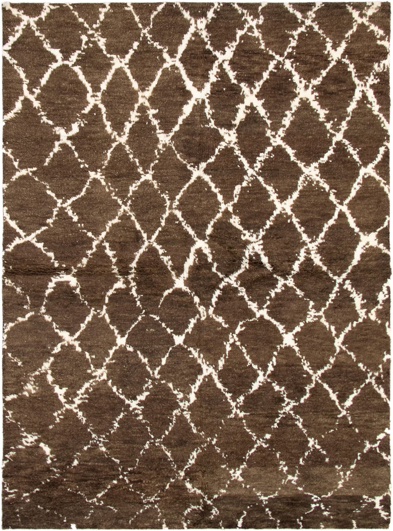 Giulia Arlequin vloerkleed bruin