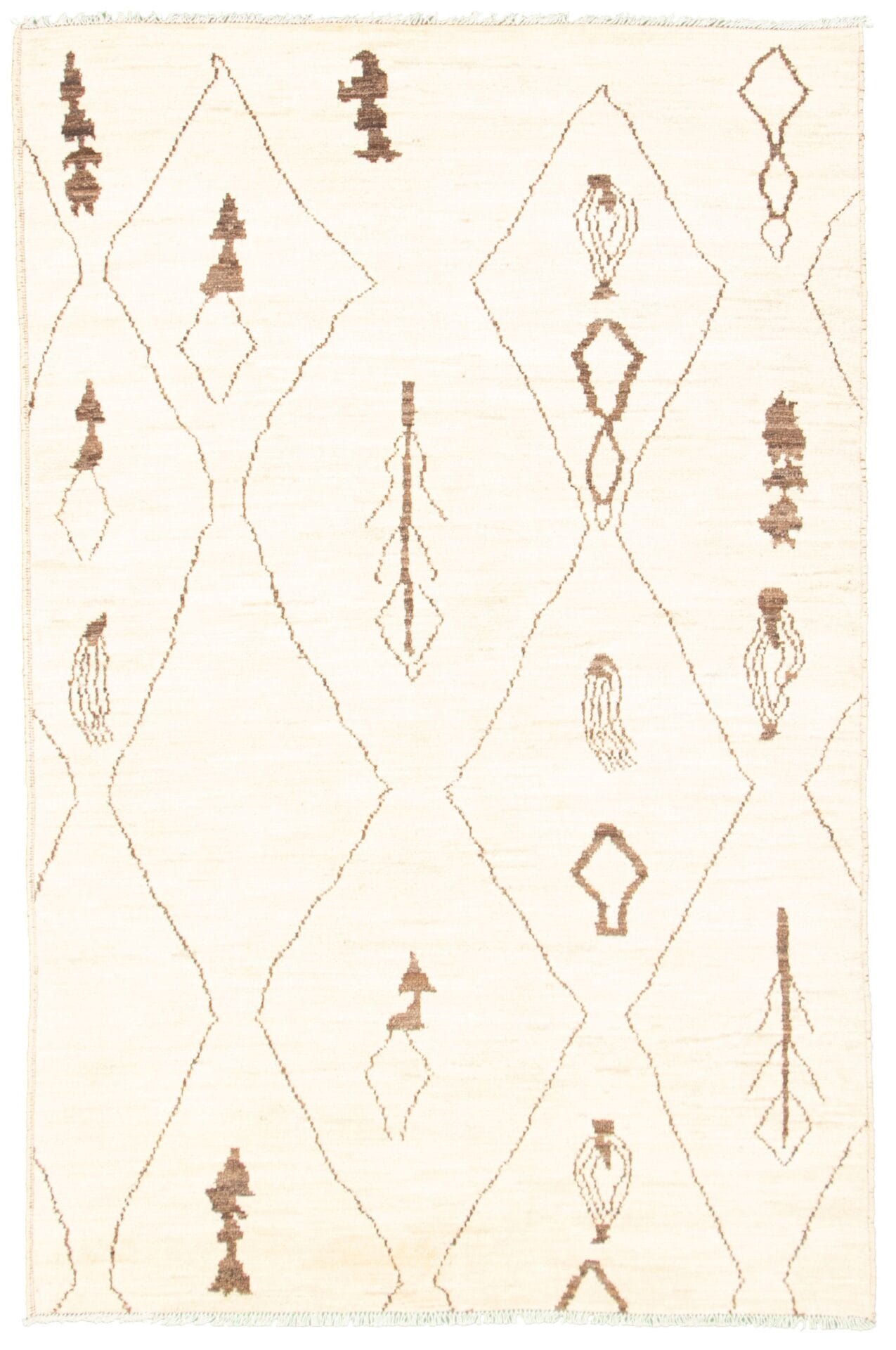 Callum effen vloerkleed beige