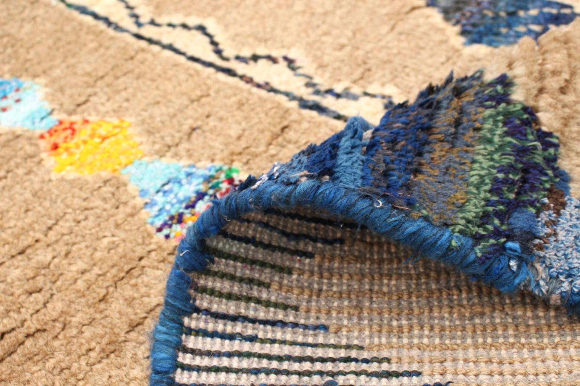 Sergio plain rug brown