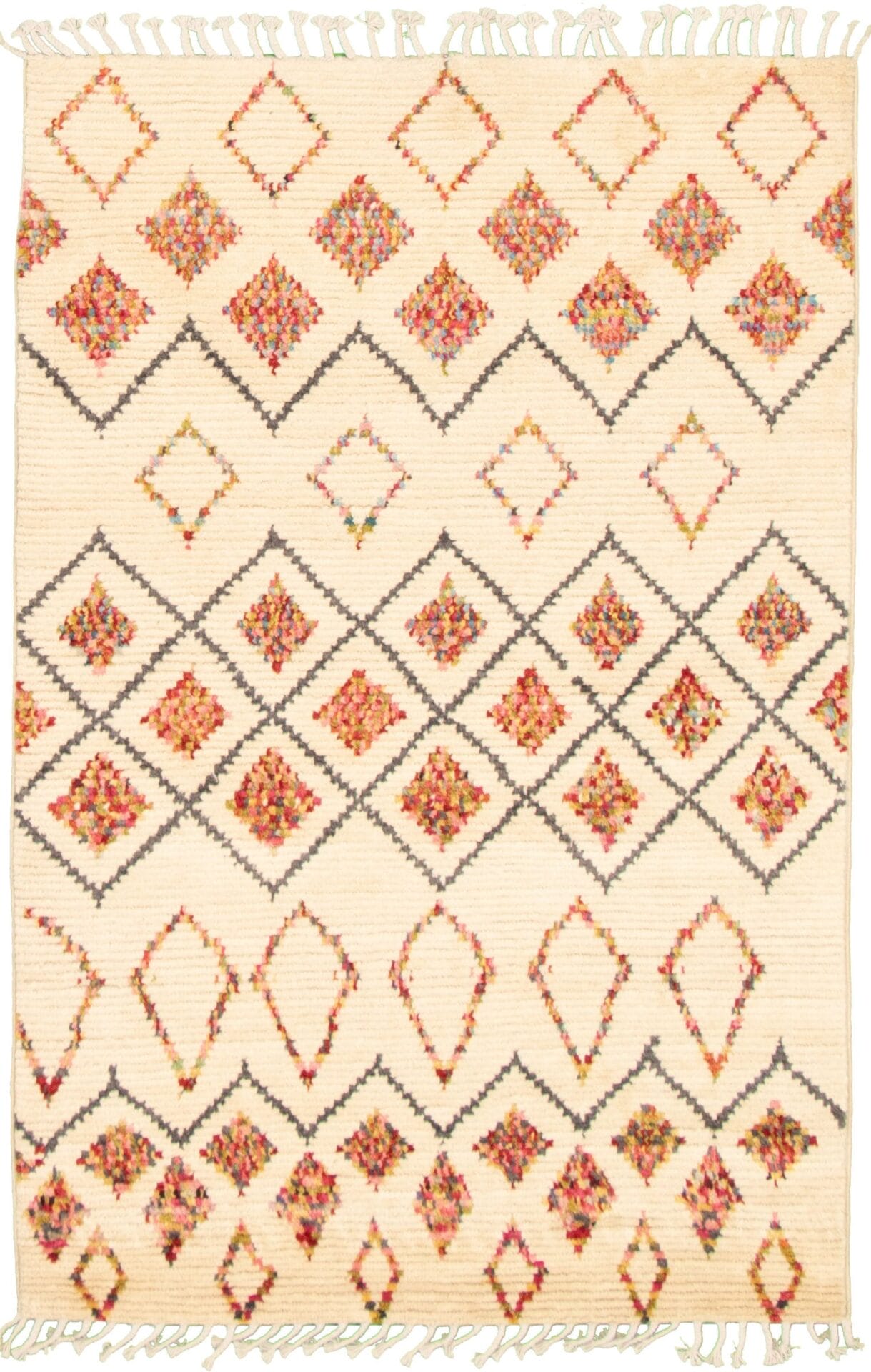 Ivy effen vloerkleed beige