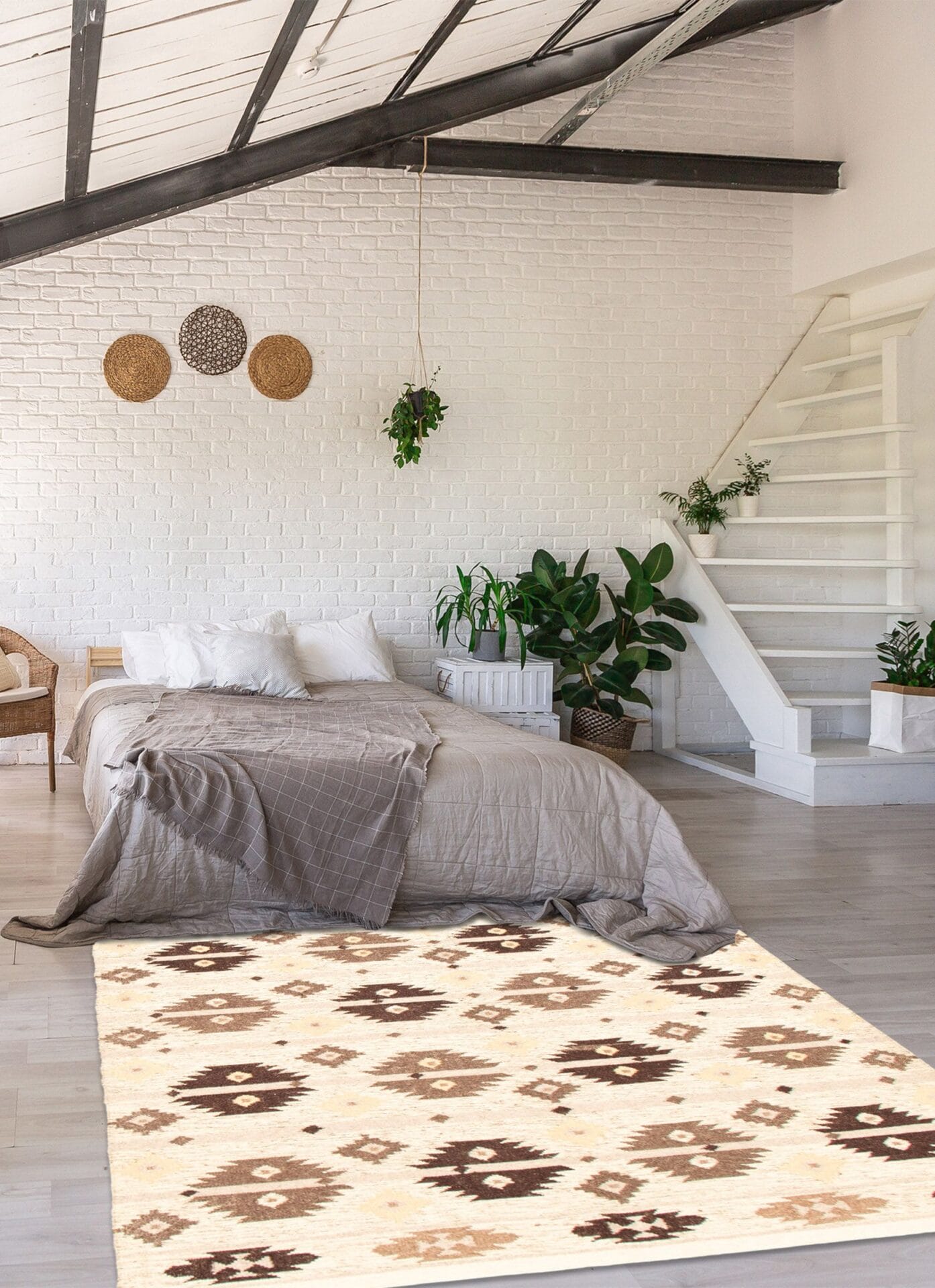 Faris Kelim rug beige