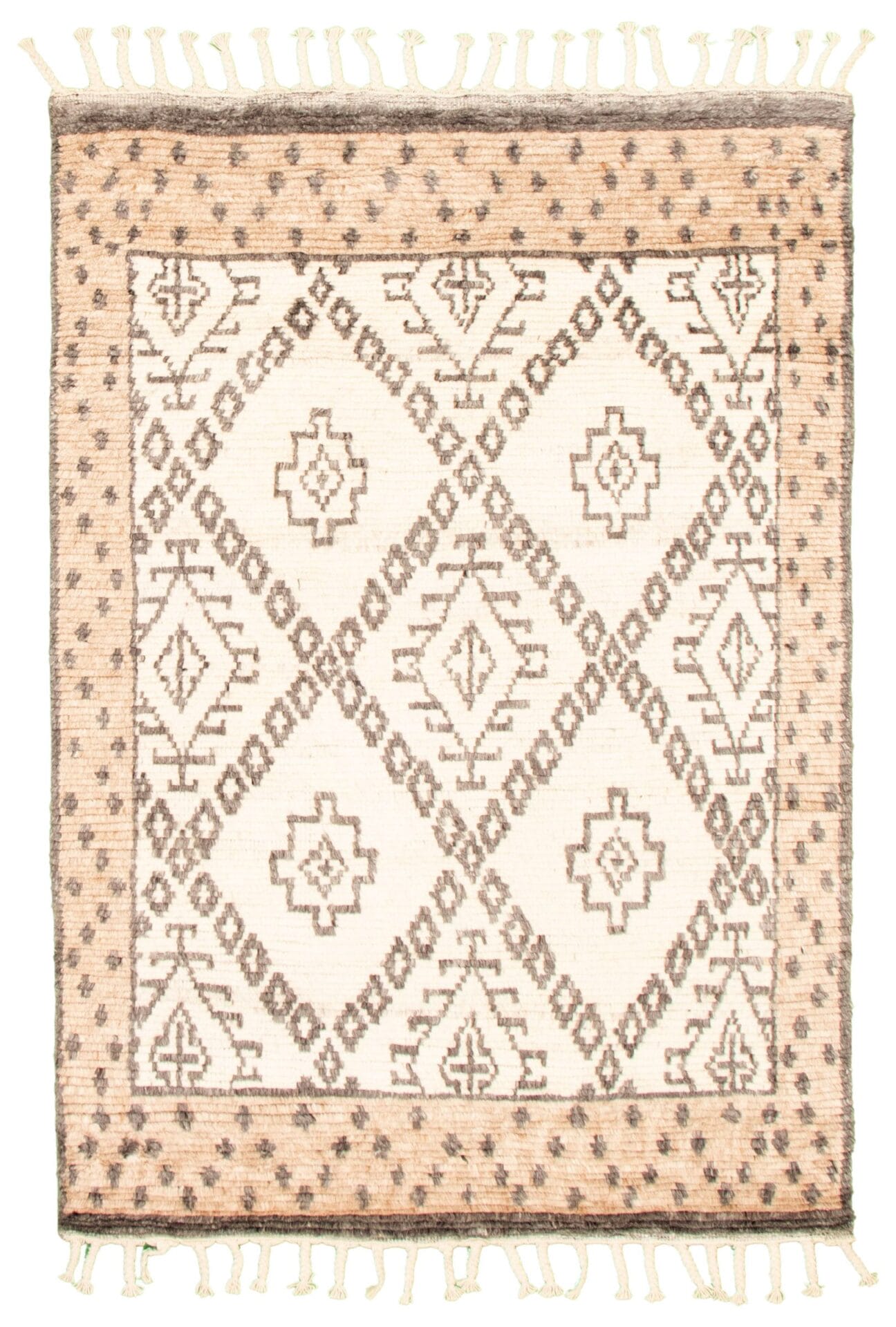 Jill Arlequin vloerkleed beige