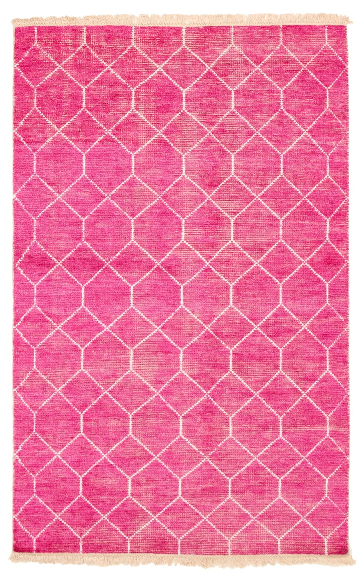 Alistair modern vloerkleed roze