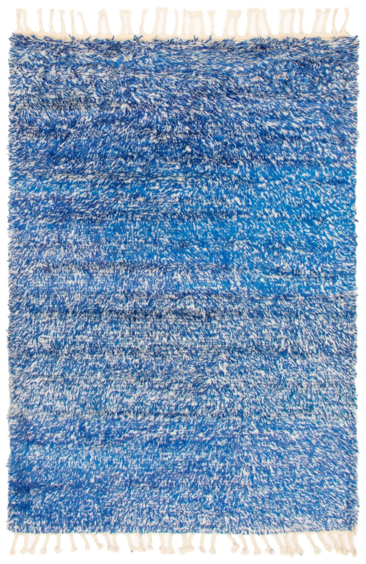 Niels modern vloerkleed blauw