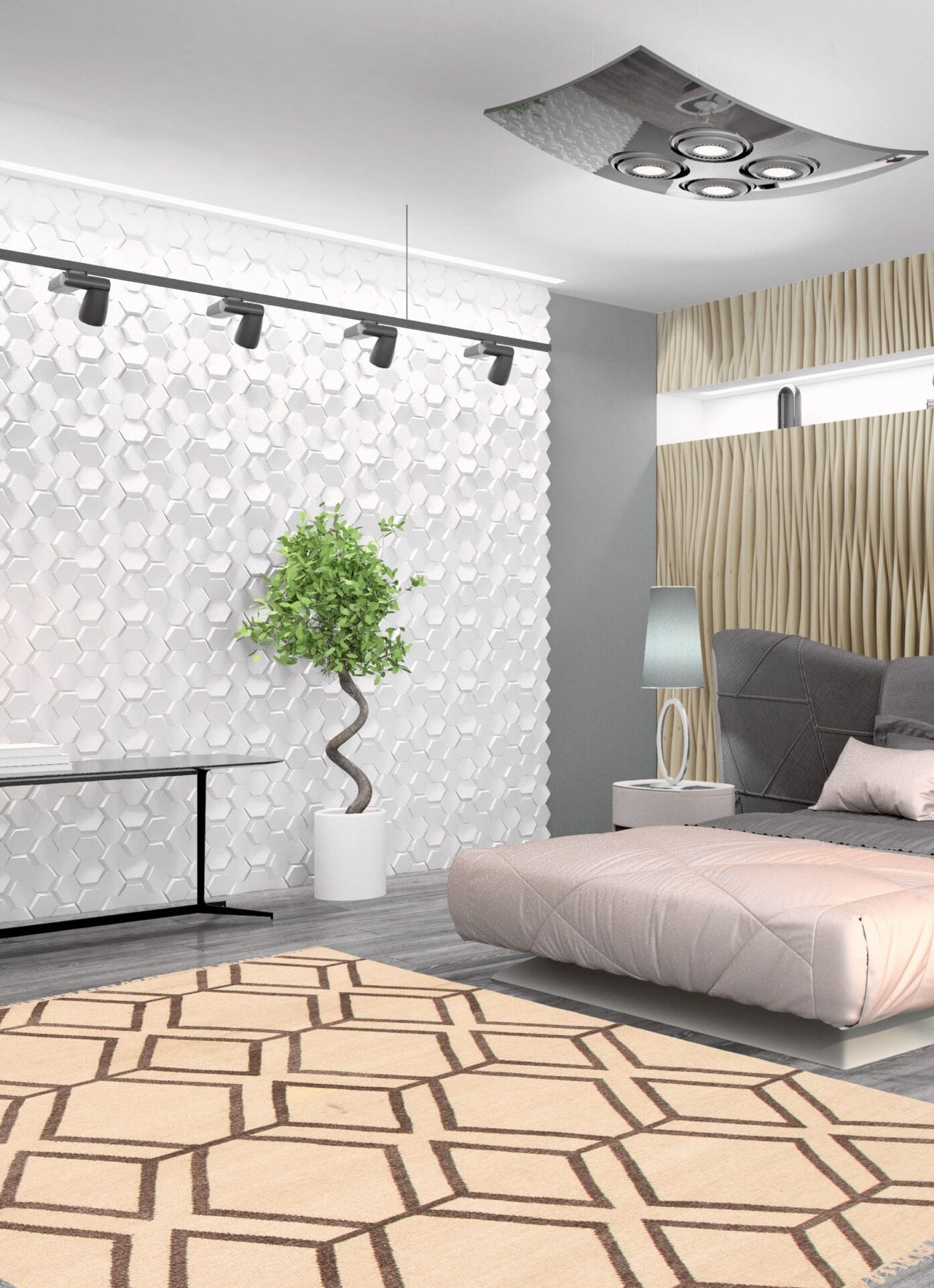 Khalid Kelim vloerkleed beige