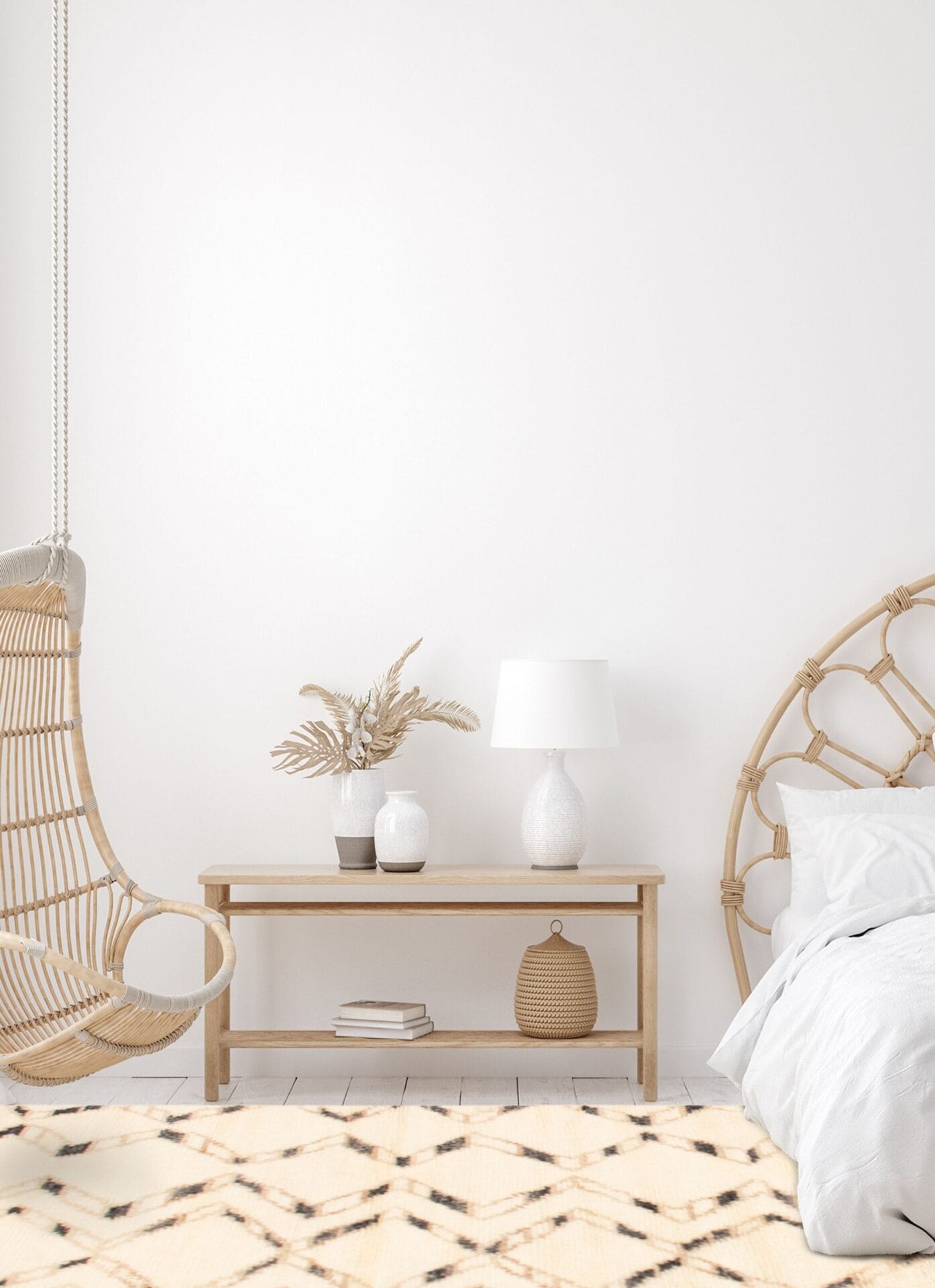 Phoebe Arlequin vloerkleed beige