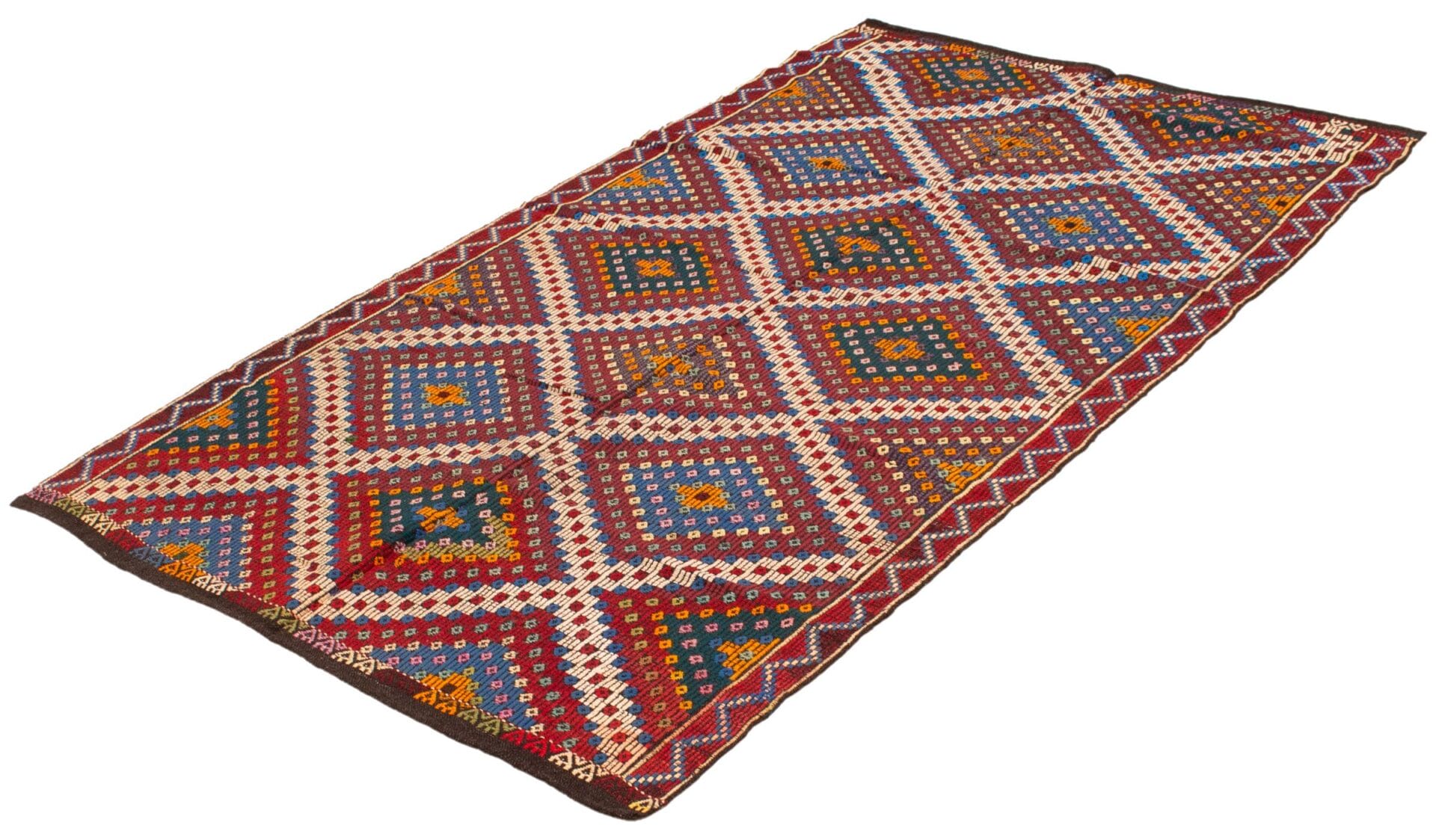 Houda Kelim rug red