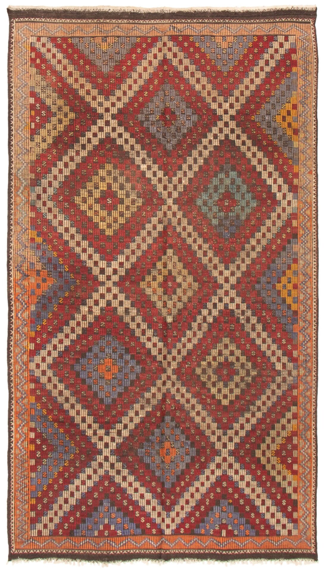 Walid Kelim rug red