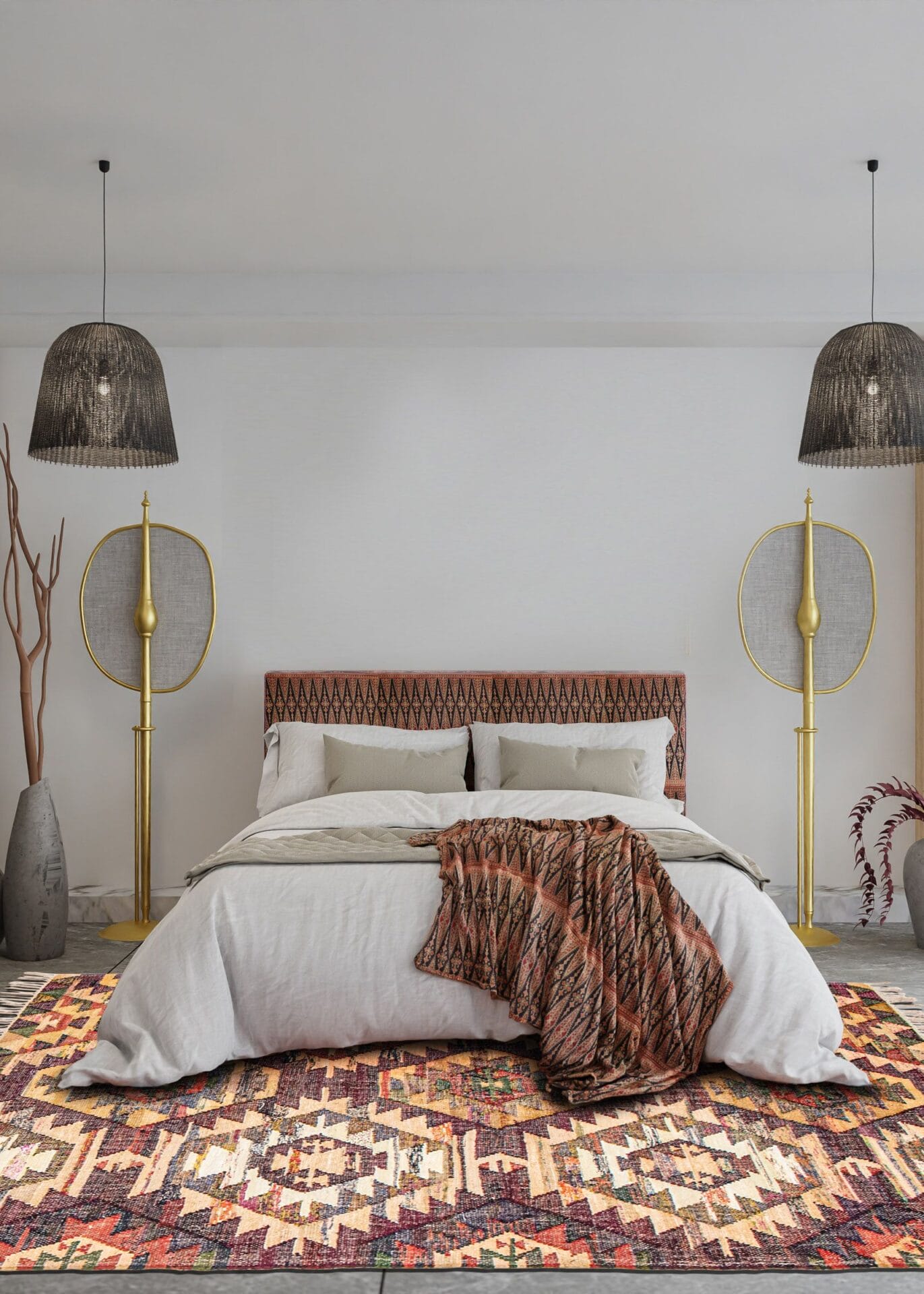 Anass multicolour rug