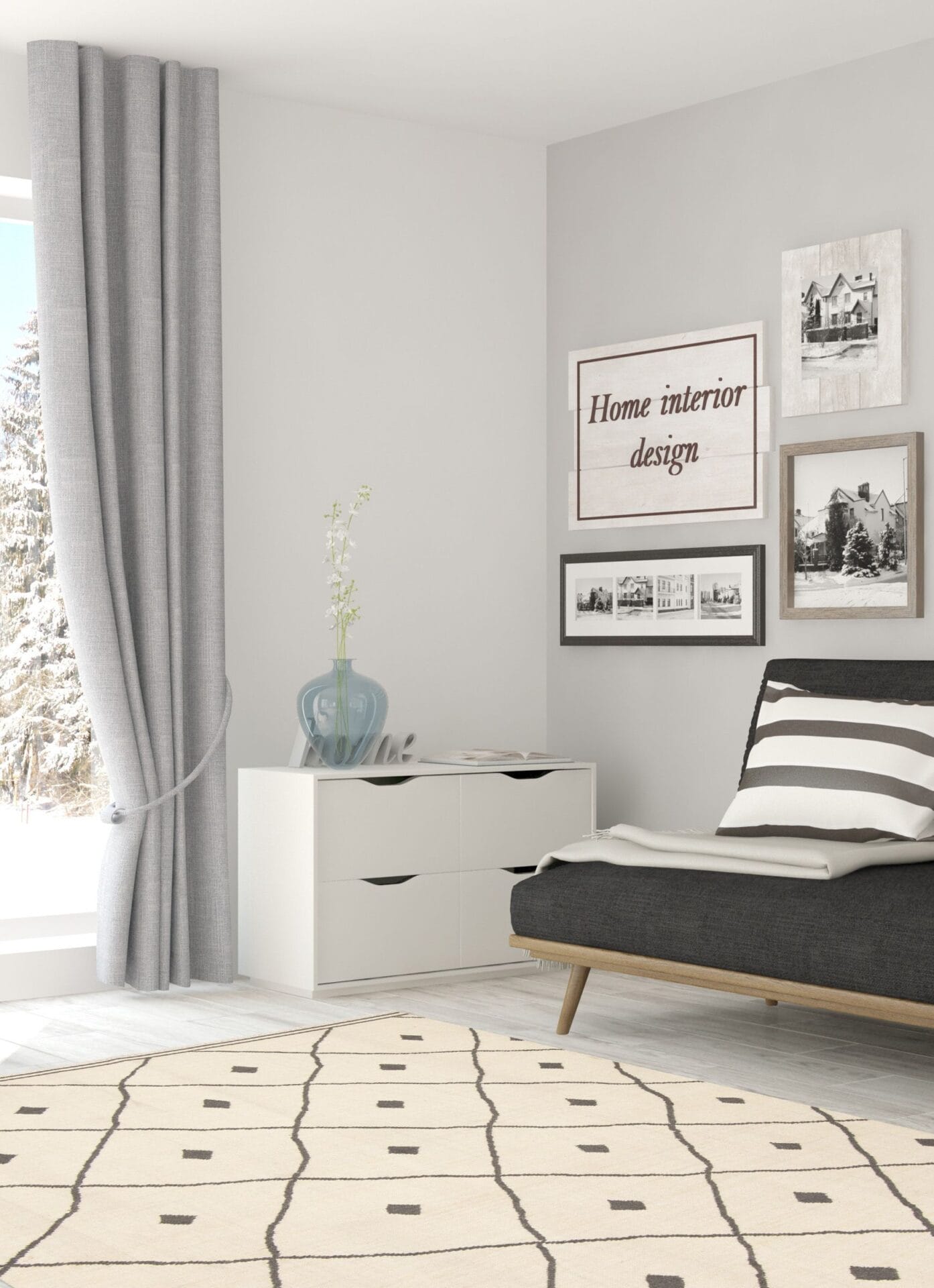 Sander Kelim vloerkleed beige