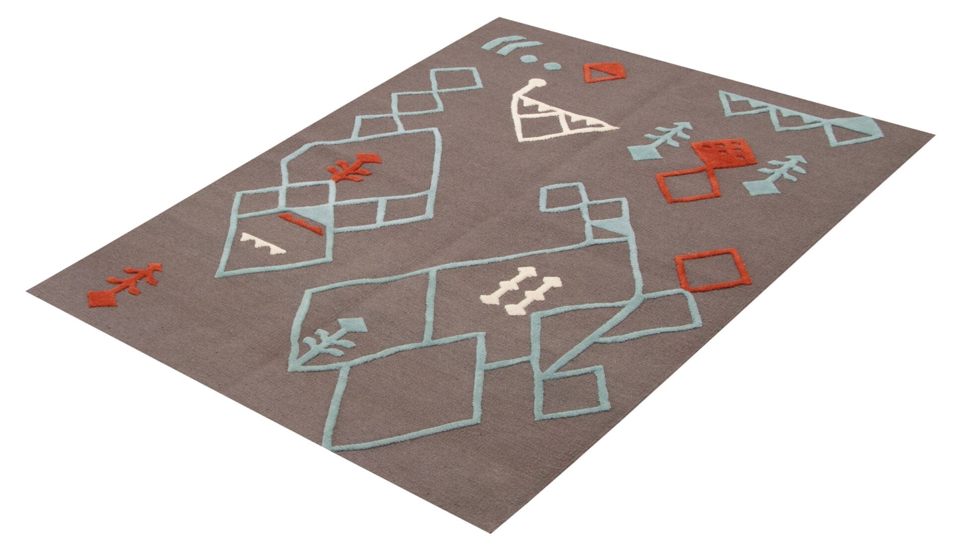 Sami Kelim rug grey
