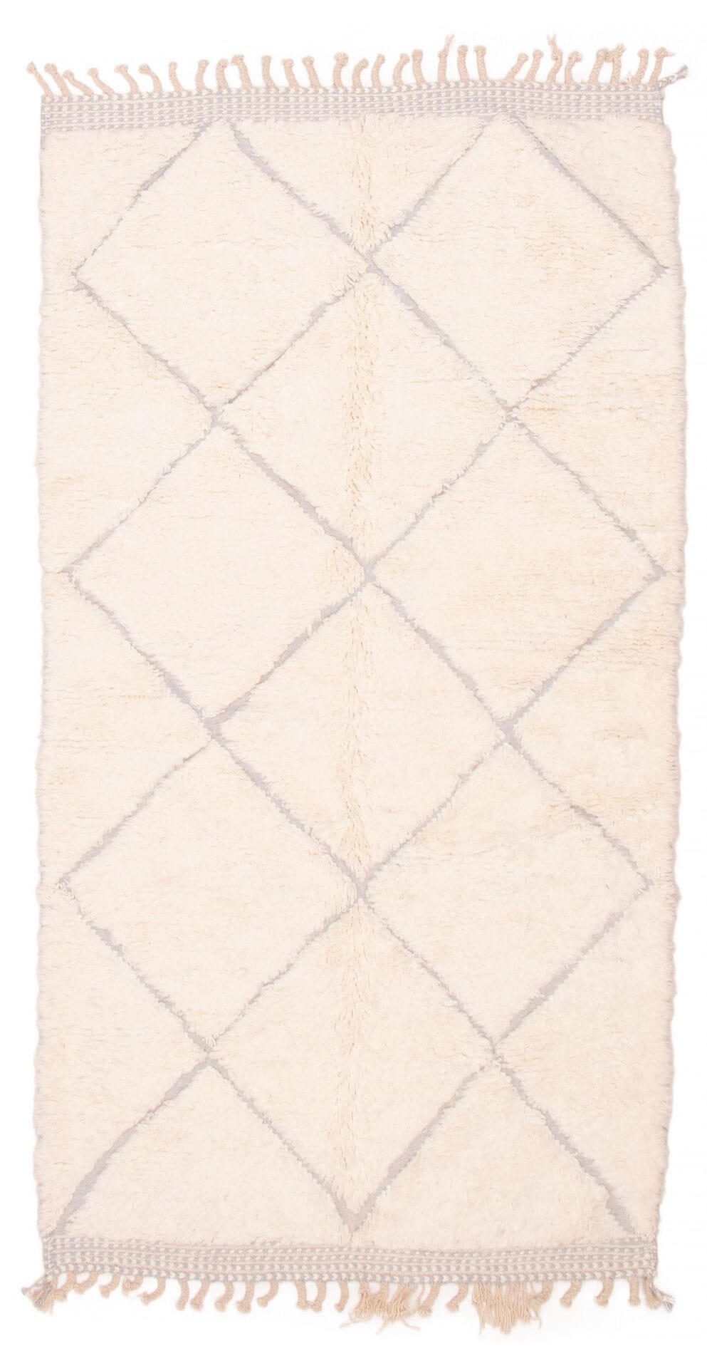 Basma Beni Ouarain vloerkleed beige