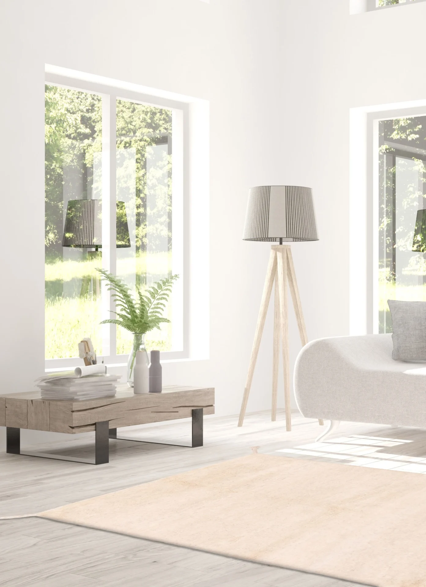 Demi Indiaas vloerkleed beige