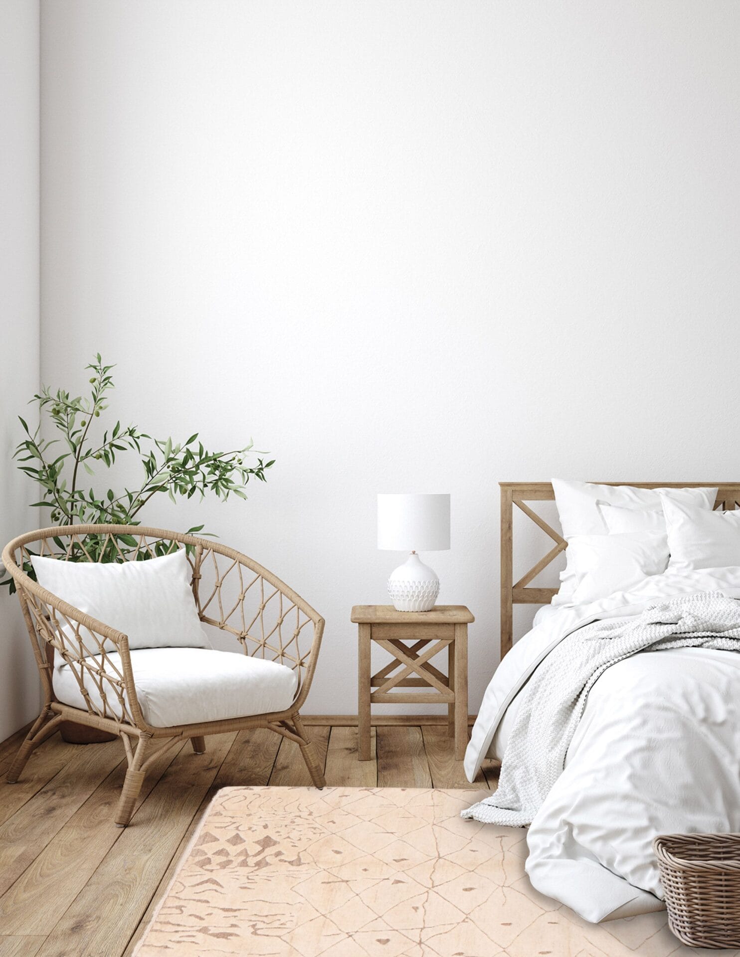 Chiara effen vloerkleed beige