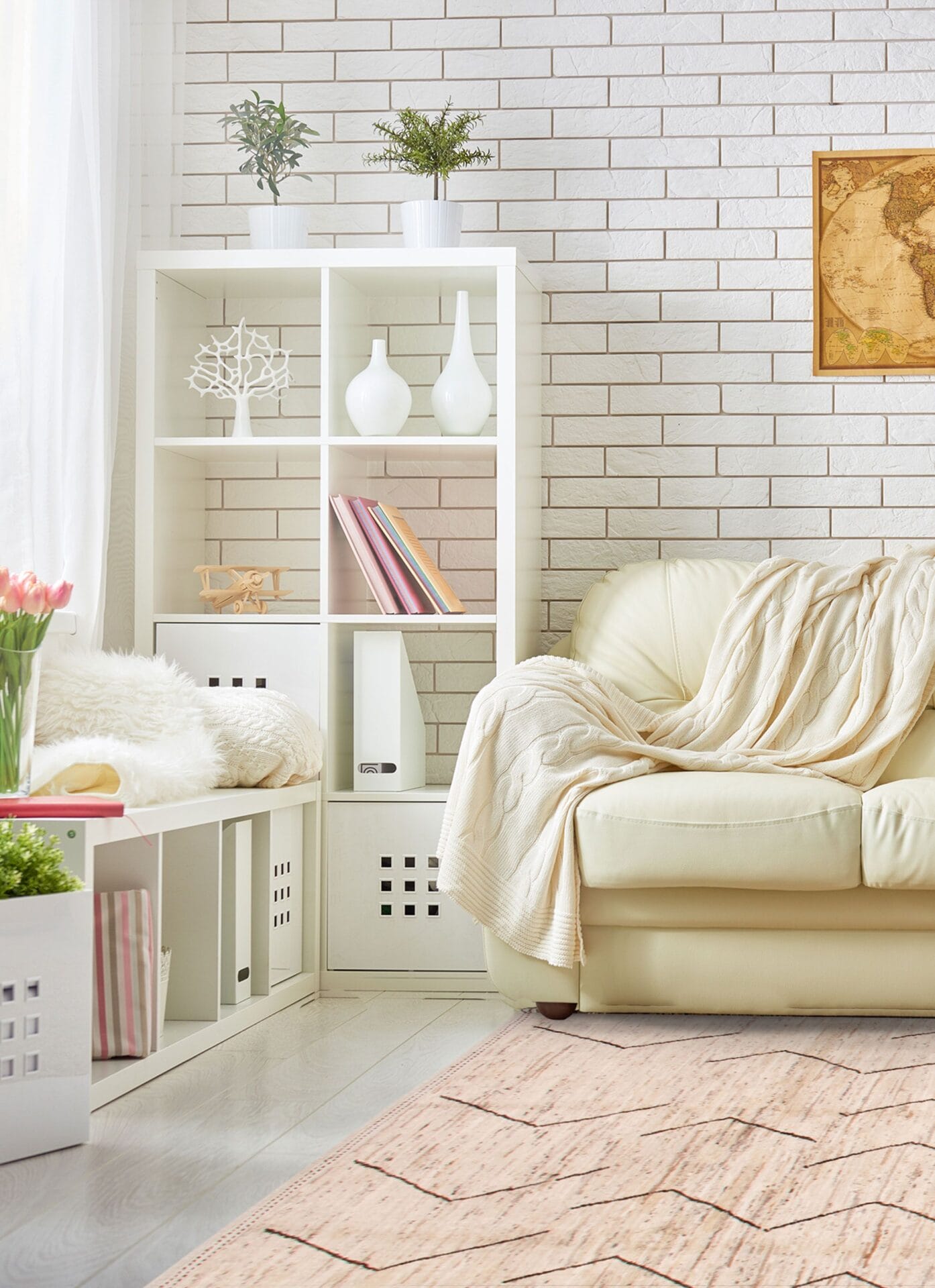 Hicham Marokkaans vloerkleed beige