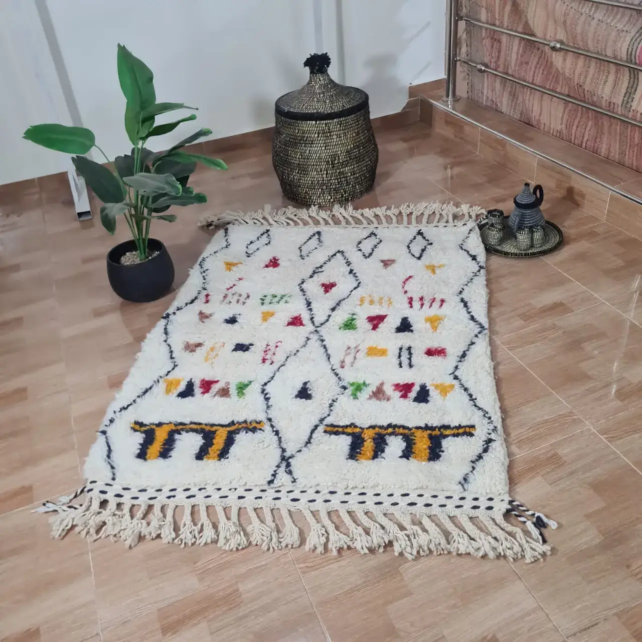 Eline Beni Ouarain vloerkleed beige
