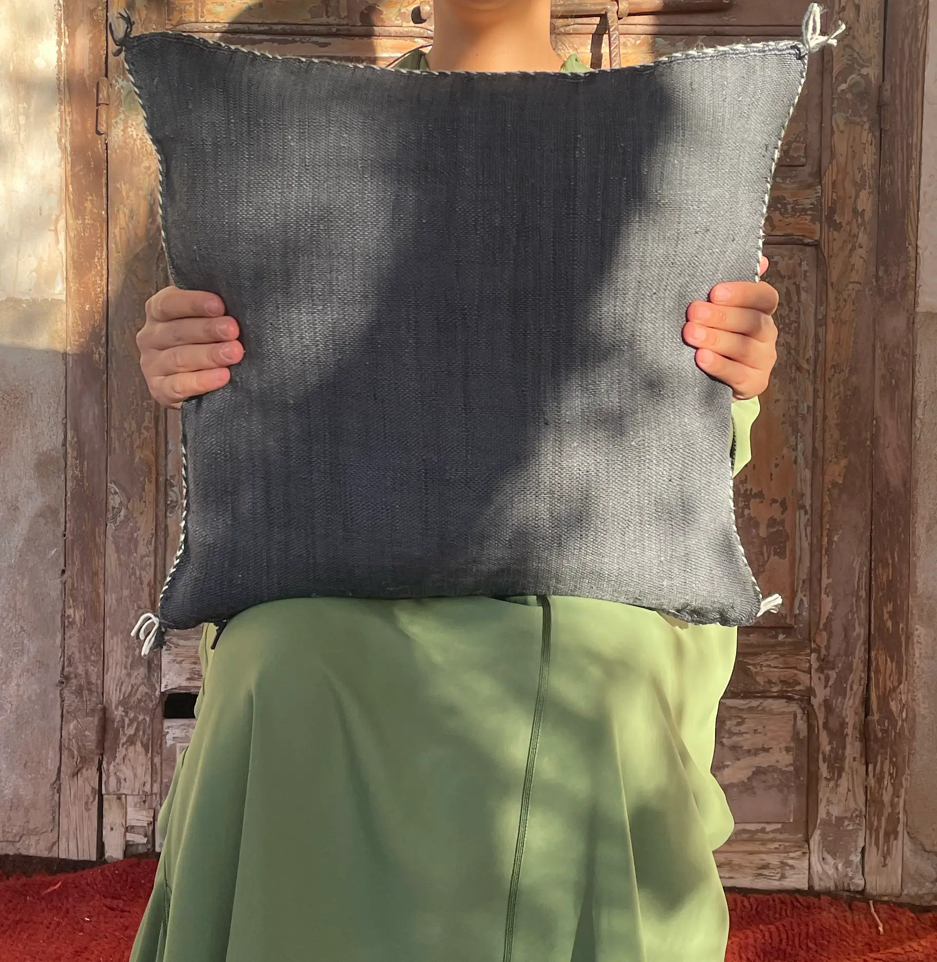 Ayoub Sabra cushion black