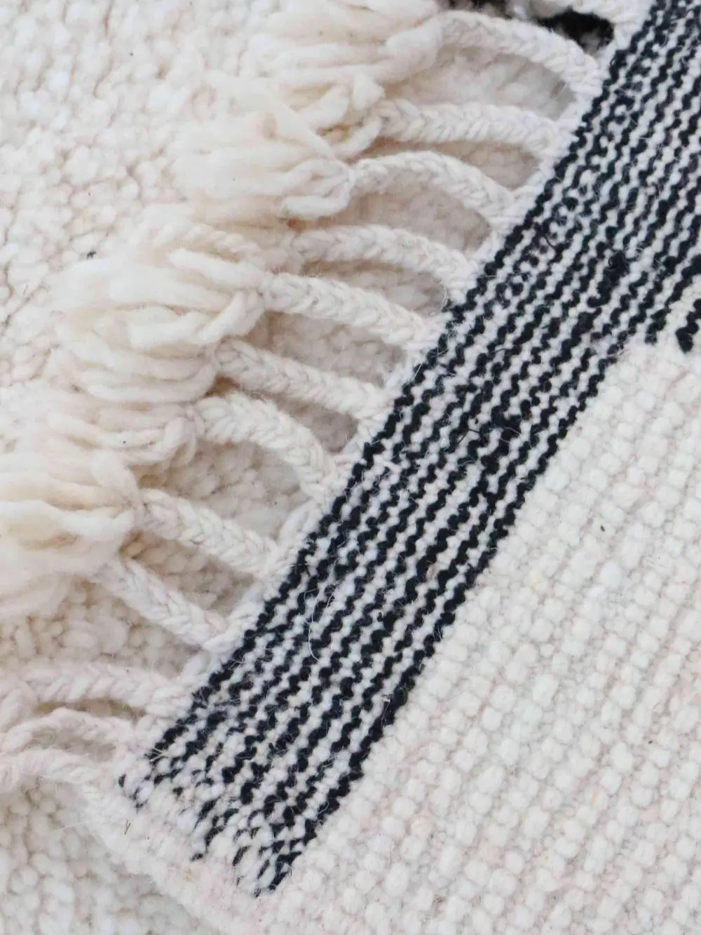 Adil Beni Ouarain vloerkleed beige