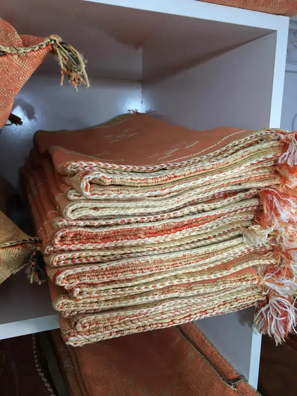 Ilias Sabra cushion orange