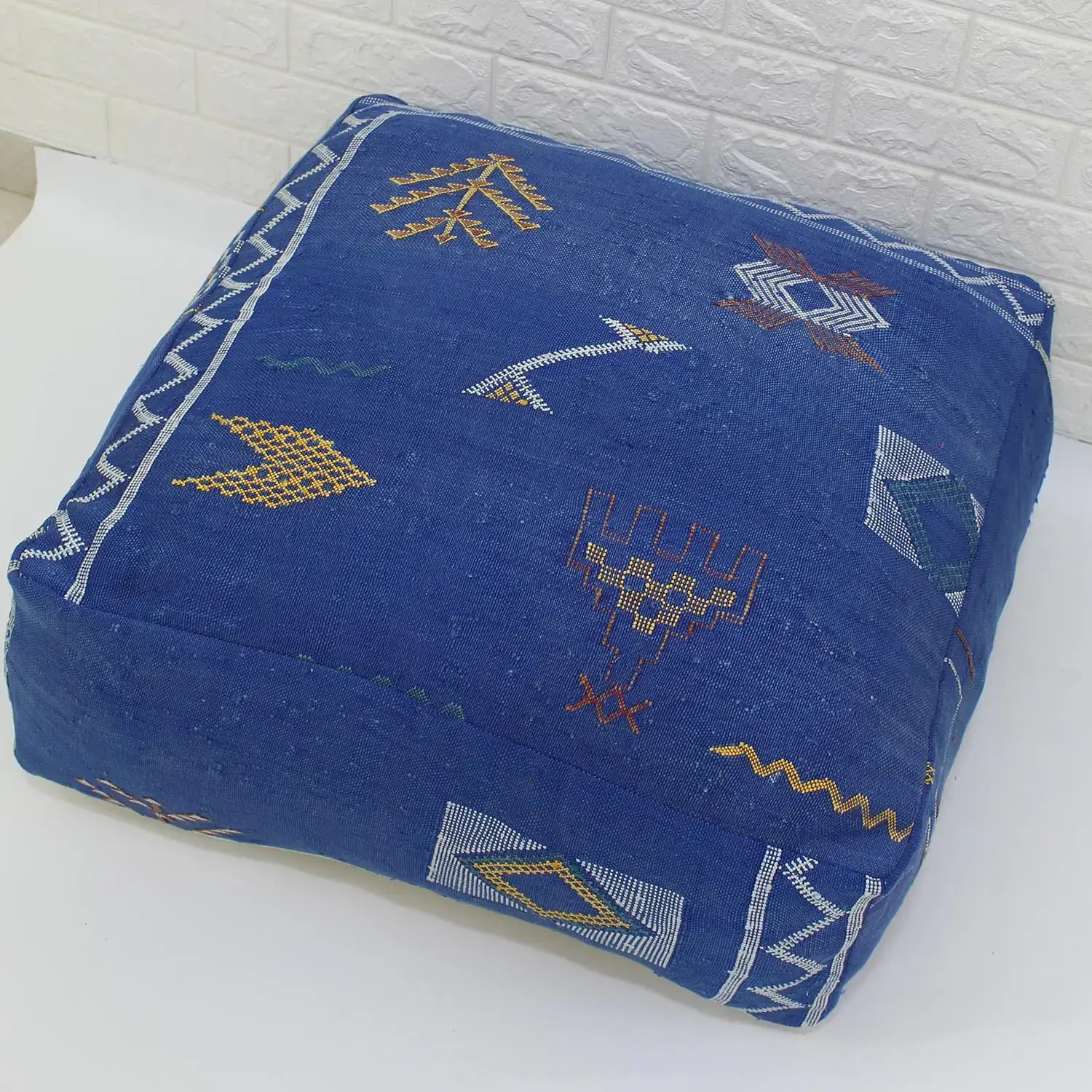 Adil Sabra pouf blue