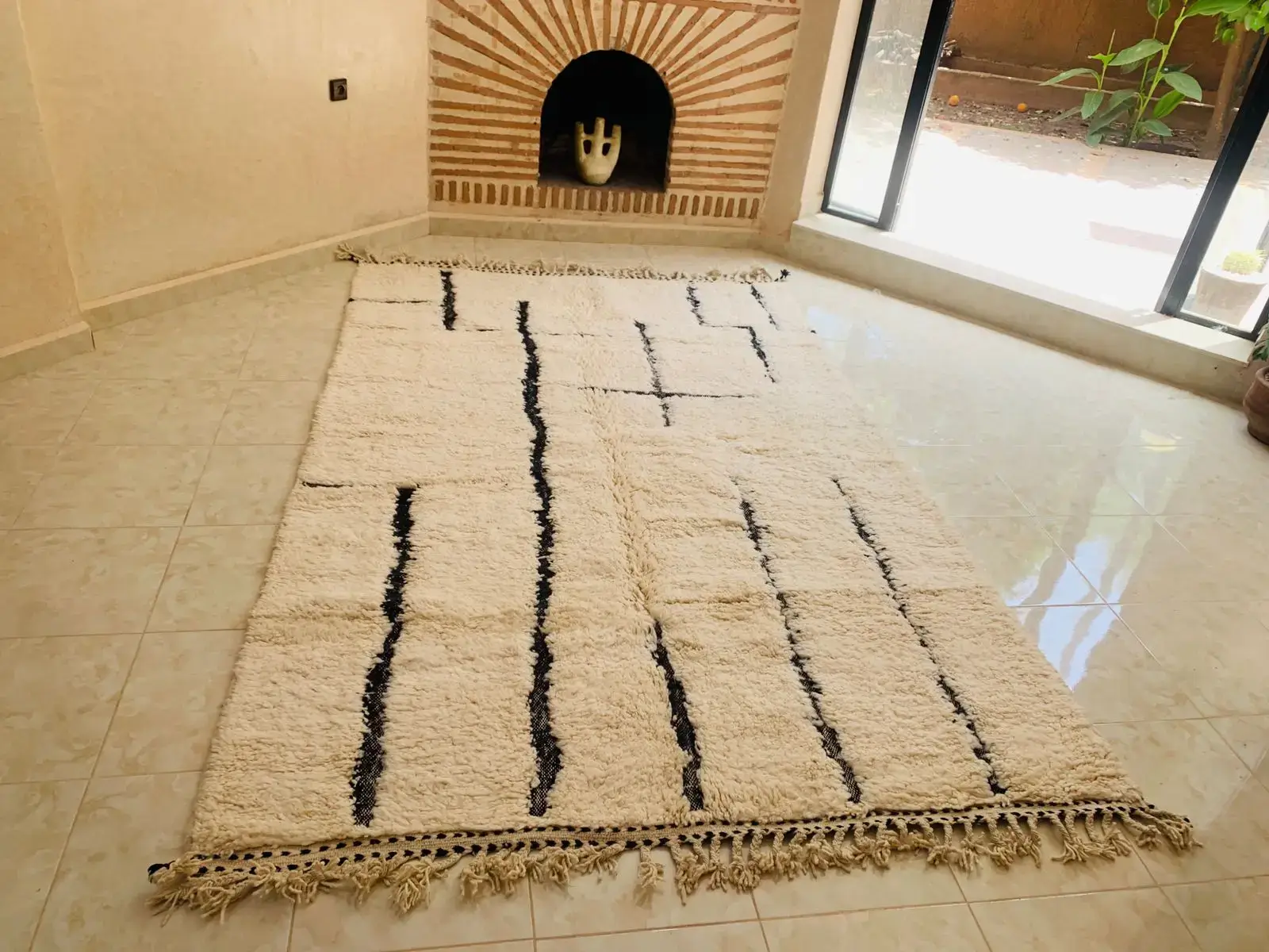 Fleur Beni Ouarain rug beige