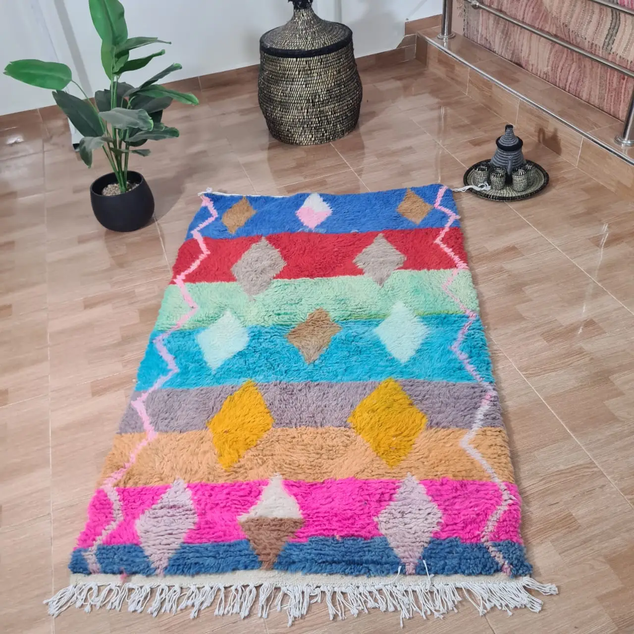 Hafsa Beni Mguild vloerkleed multicolor
